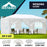 Gazebo Party Wedding Marquee Outdoor Event Tent Shade Canopy Camping | 3x6m with 6 panels