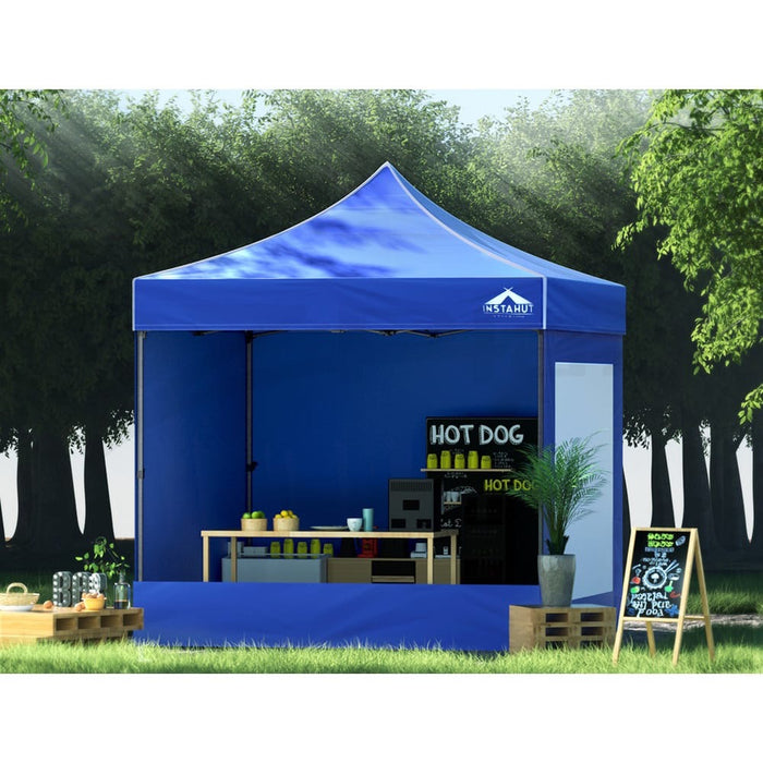 Gazebo Pop Up Marquee 3x3m Outdoor Wedding Tent Party Event Folding Set