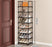 Shoe Rack 8Tiers Tall Shoe Rack for Entryway 18-20 Pairs Shoe and Boots Organizer Storage Shelf Space Saving Large Shoe Tower