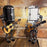 Microphone Robot Desk Lamp Robot Desk Lamp with A Guitar with LED