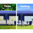 Gazebo Party Wedding Marquee Outdoor Event Tent Shade Canopy Camping | 3x9m with 8 panels