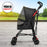 Dog Stroller Pet Pram Cat Travel Foldable Pushchair Puppy Trolley 4 Wheels