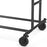 Heavy Duty Double Rail Clothing Garment Rack, Black