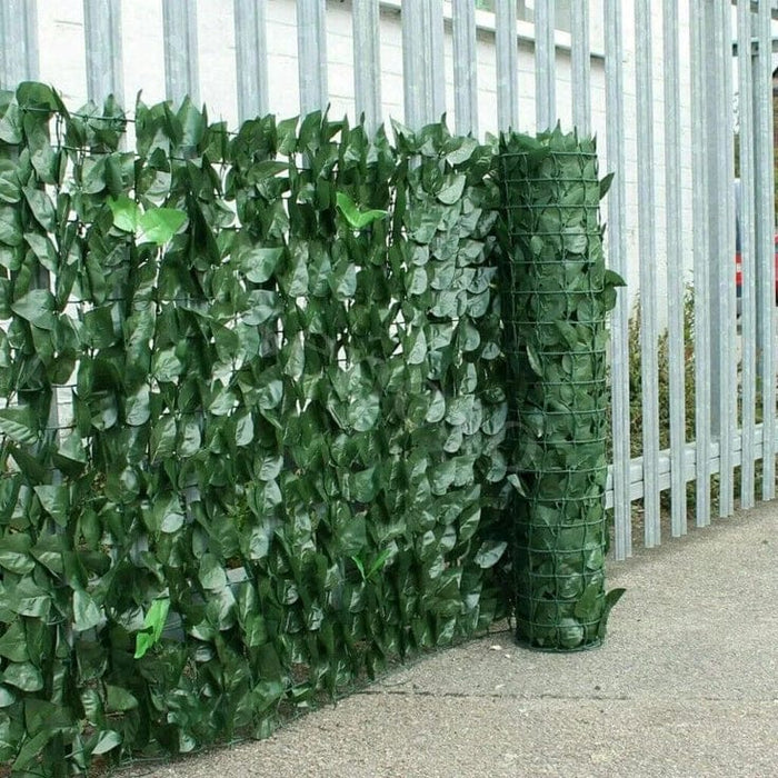 10x Artificial Plant Wall Panels Leaf Hedge Vertical Garden Ivy Mat Foliage, 3 by 1m