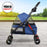 Dog Stroller Pet Pram Cat Travel Foldable Pushchair Puppy Trolley 4 Wheels