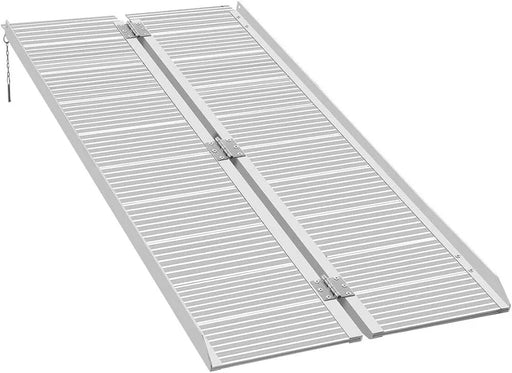 Folding Wheelchair Ramp Steps Stairs, Portable Threshold Mobility Aluminium Loading Access