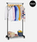 Simple Clothes Rail Rack Heavy Duty Hanging Garment Display Stand Shoe Shelf