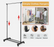 Simple Clothes Rail Rack Heavy Duty Hanging Garment Display Stand Shoe Shelf