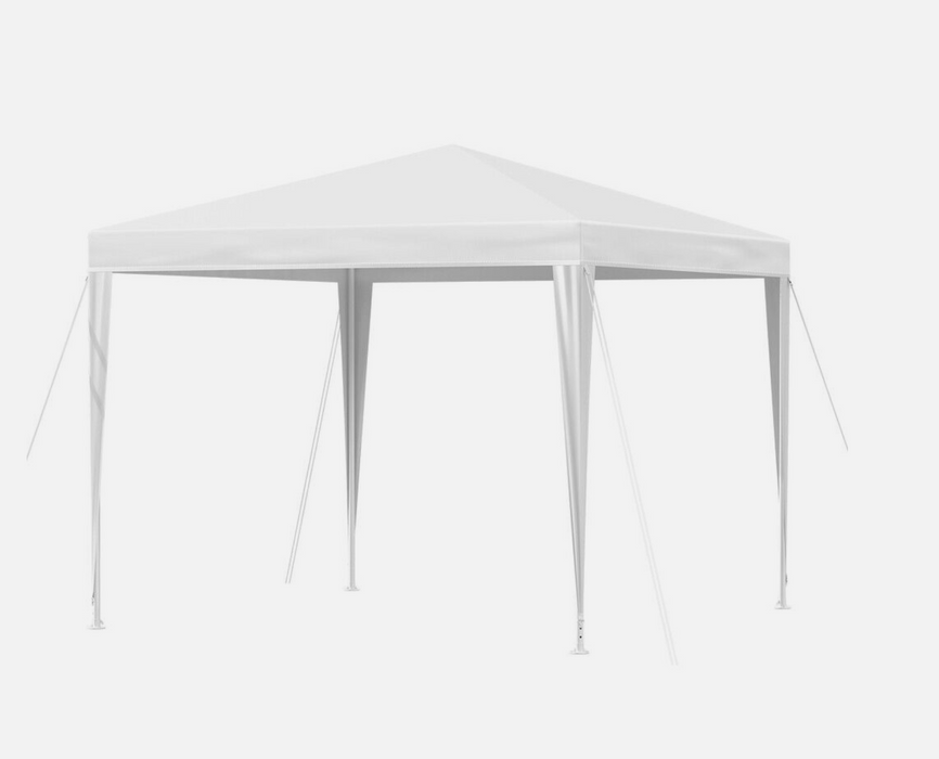 Gazebo 3x3 Outdoor Wedding Party Tent Camping Shelter Portable White