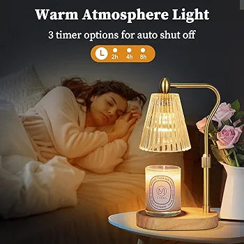 Candle Warmer Lamp with Timer Dimmer Adjustable Height,Gifts for loved ones