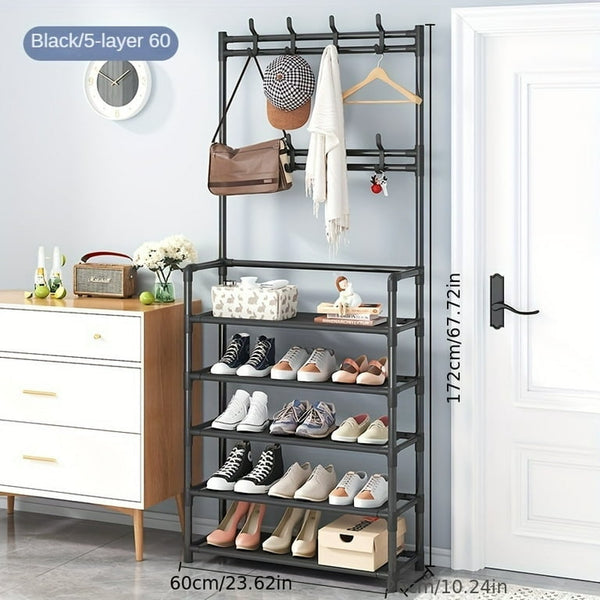 5 Tier Shoe Rack Hallway